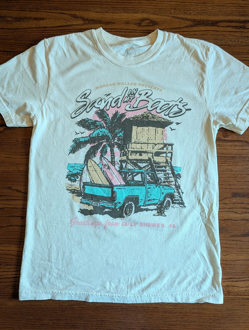Morgan Wallen Sand in My Boots T-Shirt Small